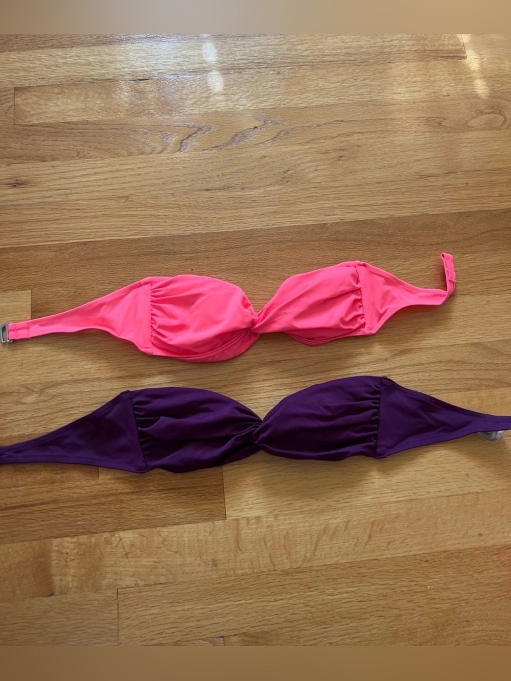 Lot Of 2 Victoria’s Secret Women’s Bikini Bathing Suit Tops Strapless Size XS